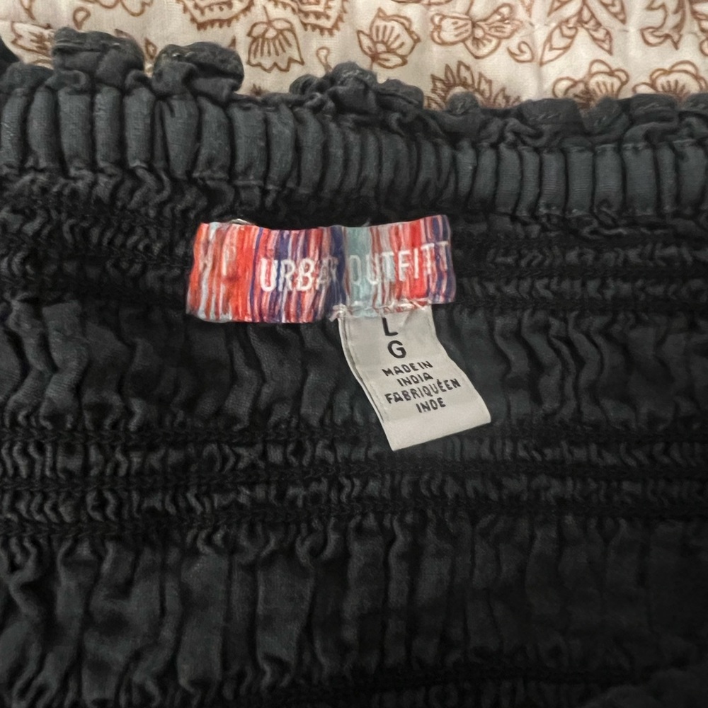 UO Strapless Top • Charcoal/Washed Black • Large • EUC • - Picture 3 of 4